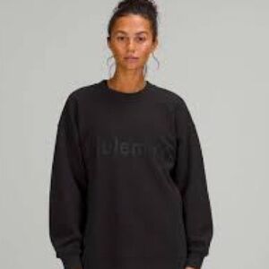 Lululemon Perfectly Oversized Crew Black size 4